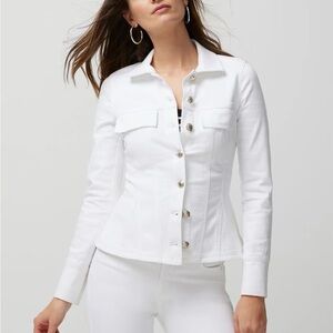 WHBM White Denim Jacket